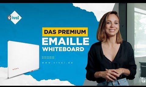 IVOL - Whiteboard Premium - Magnetisch - Emaille - 80 x 110 cm