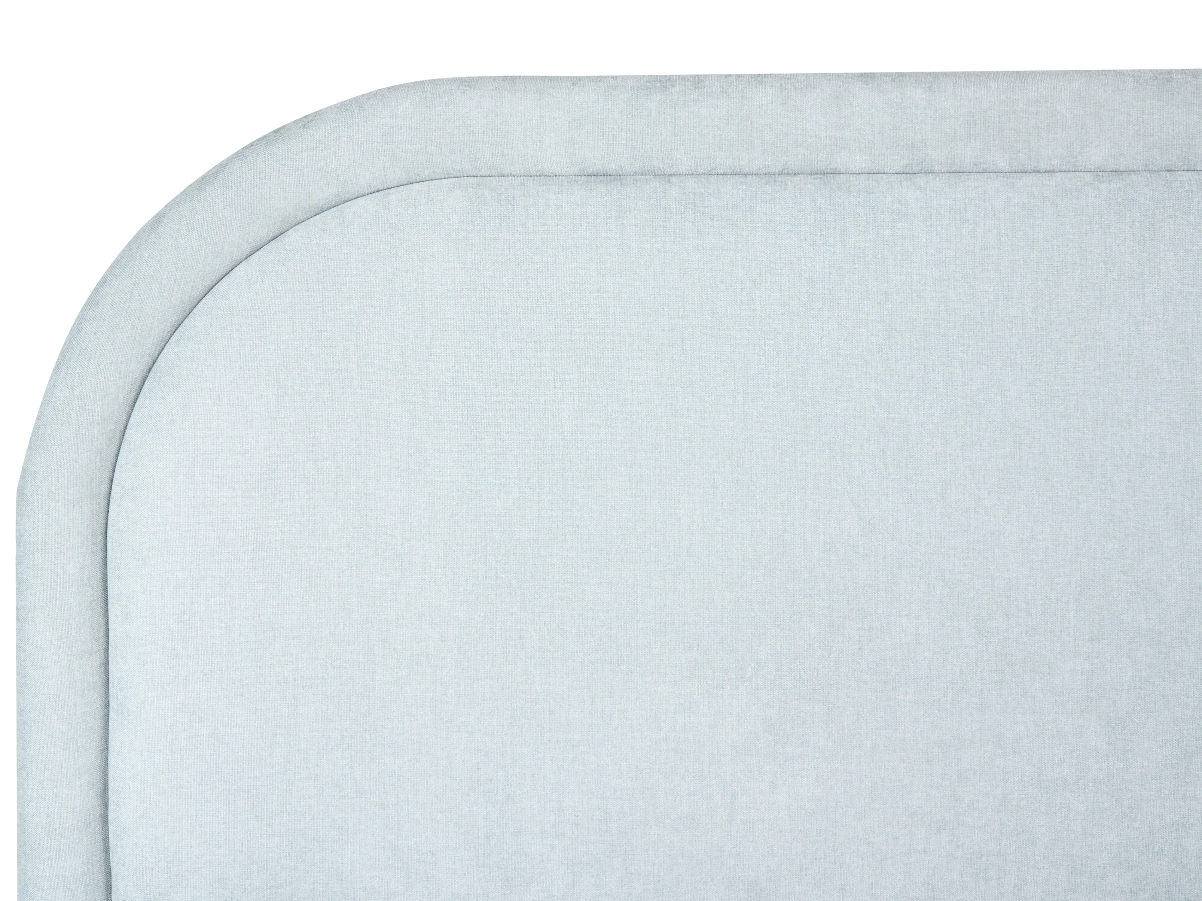 Bed met opbergruimte Chenille QUILLIEN 180 x 200 cm Lichtblauw