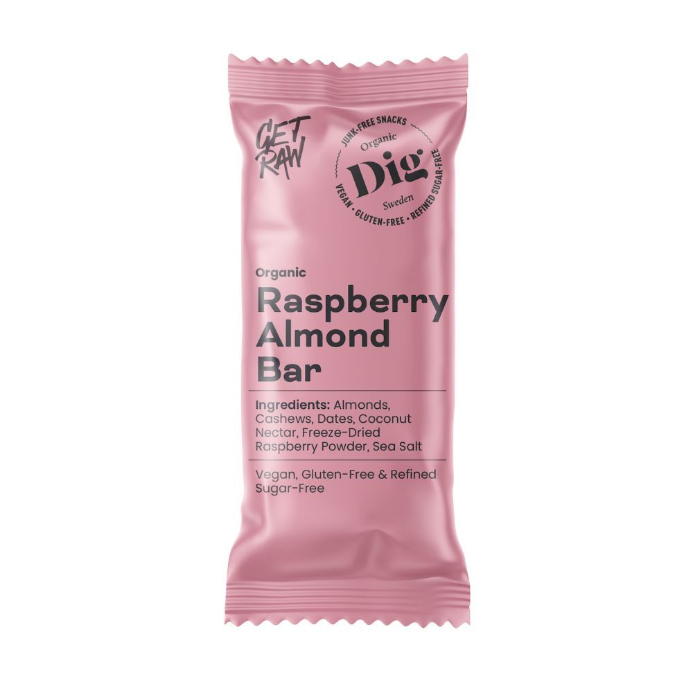Dig Get Raw Raspberry Almond Bar