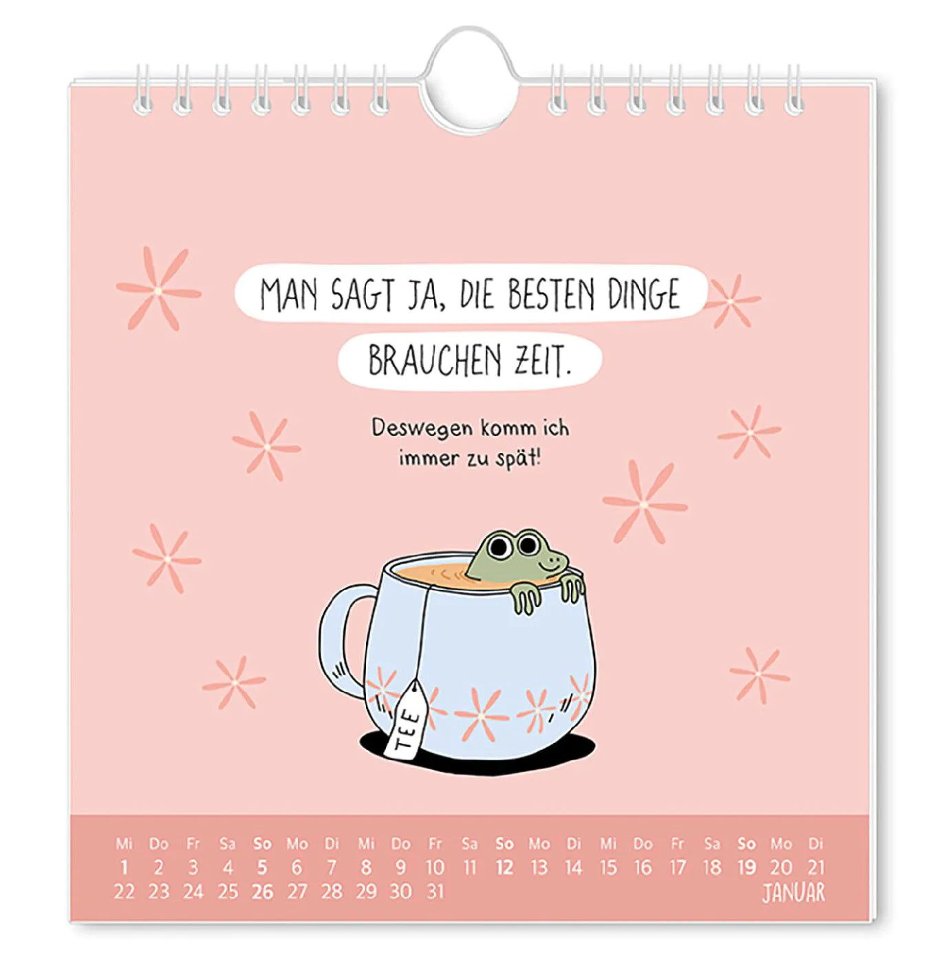 Postkarten Kalender, 2025, Der frühe Vogel