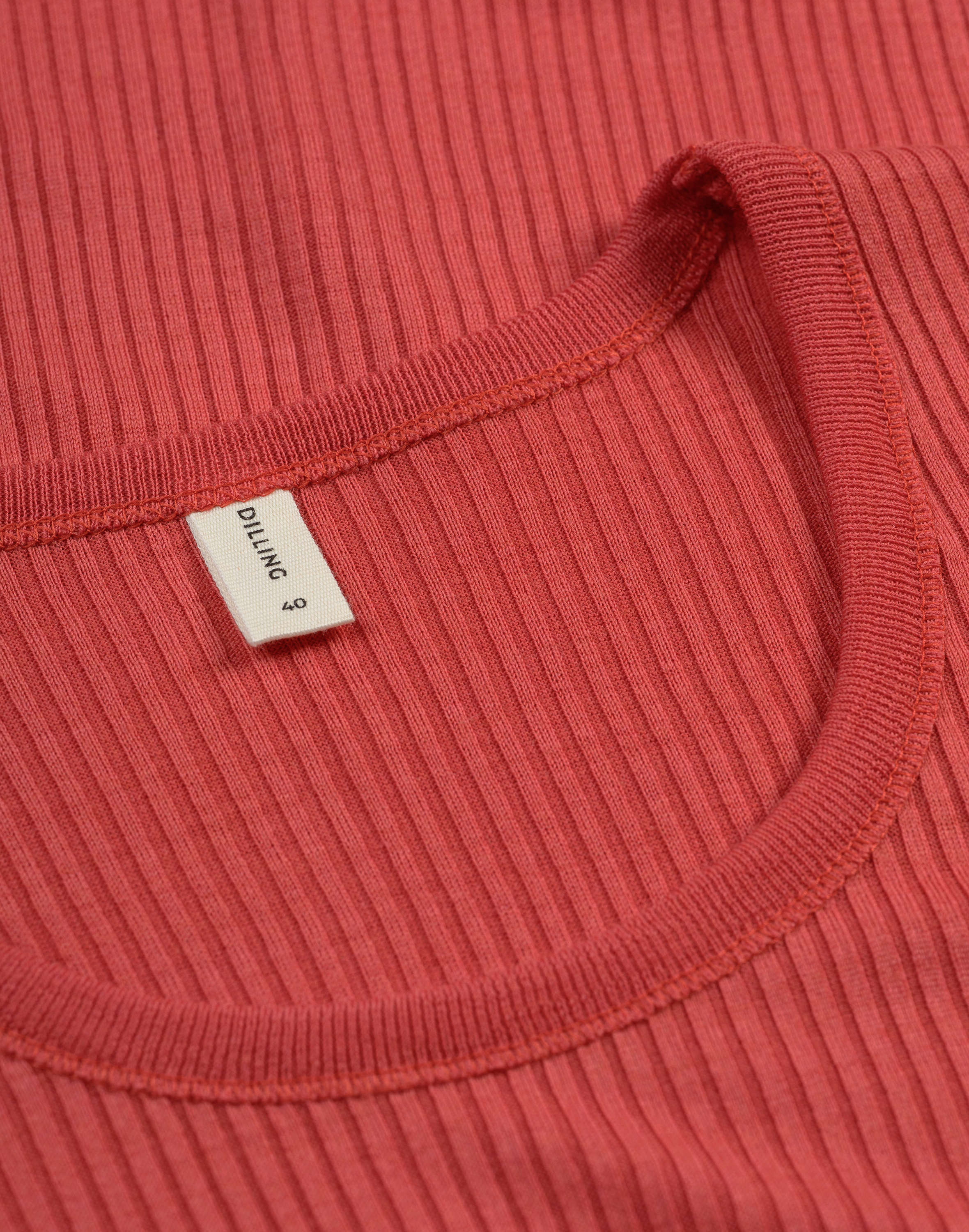 Shirt van merinowol voor dames in Retro-rood