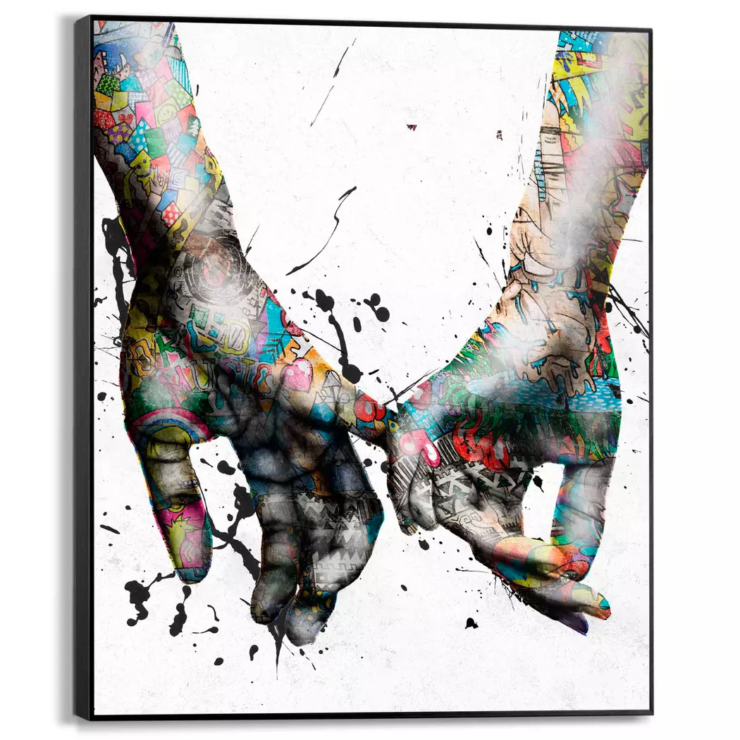 Wandbild 40 x 50 cm Pinkies Colour
