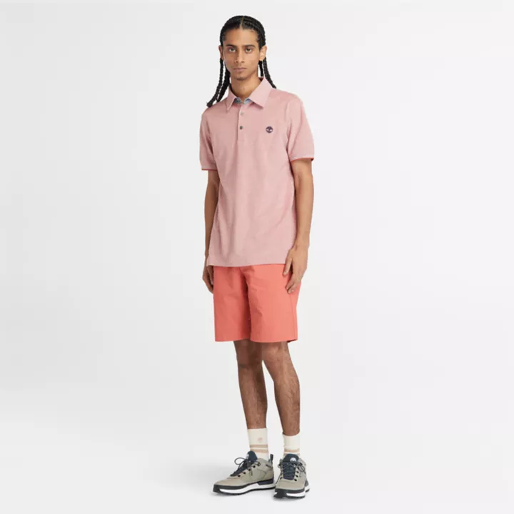 Polo Baboosic Brook Oxford pour homme en rouge