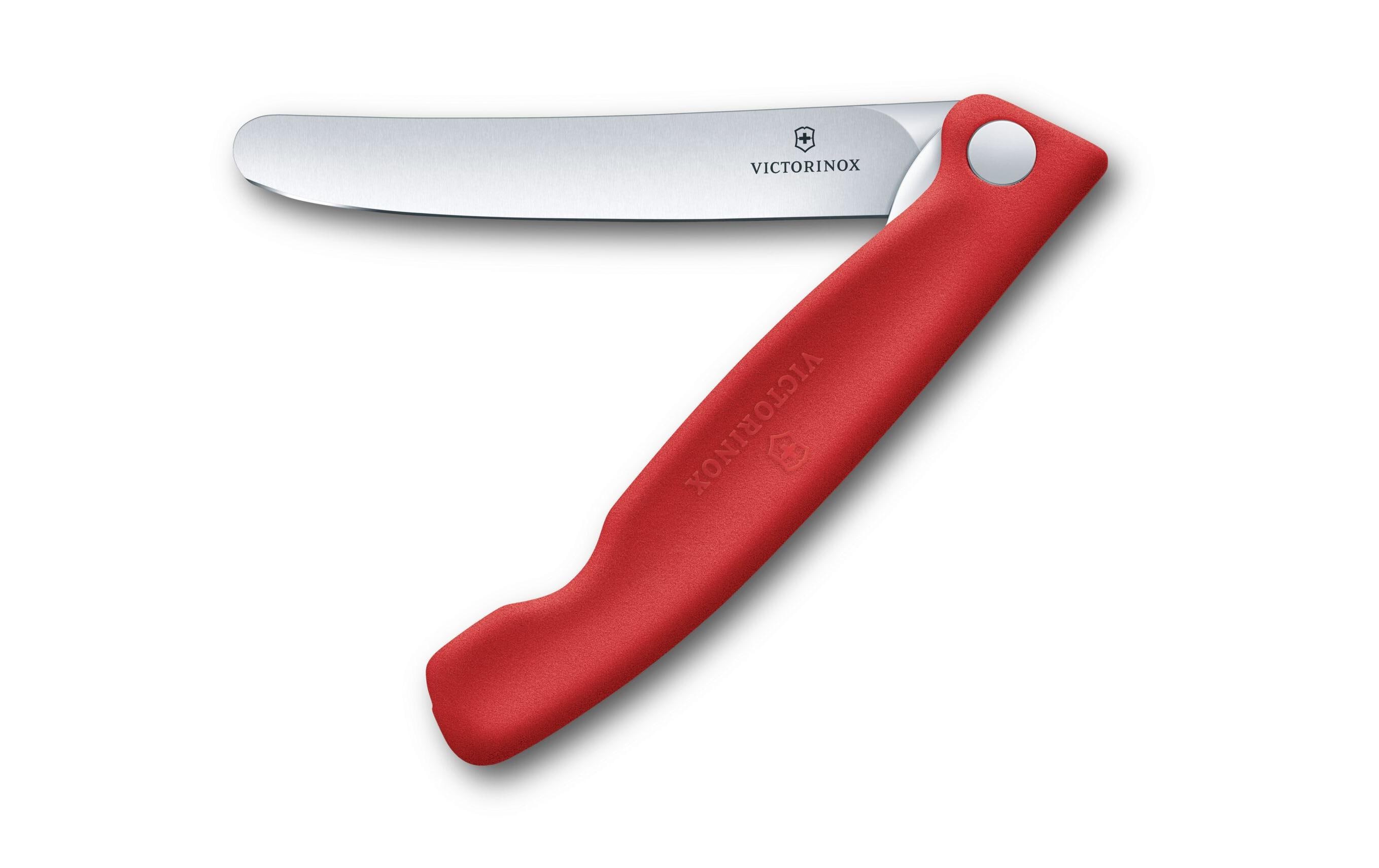 Picknickmesser Swiss Classic, 11 cm, RotLeichtes, faltbares Gemüsemesser