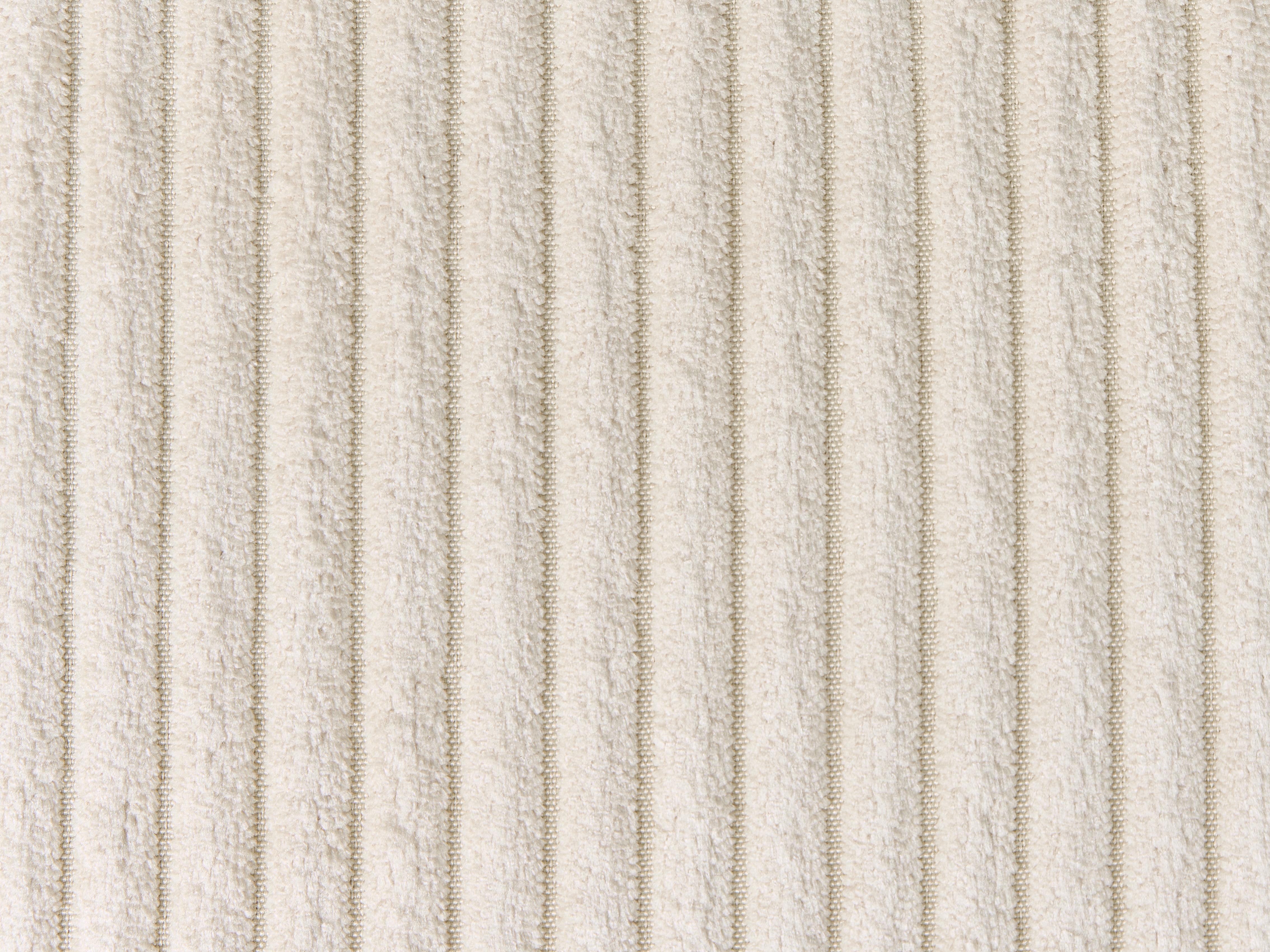 Linkszijdige chaise longue VANVEY Corduroy Lichtbeige