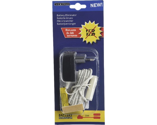 Adapter als batterijvervanger voor 2 x AA