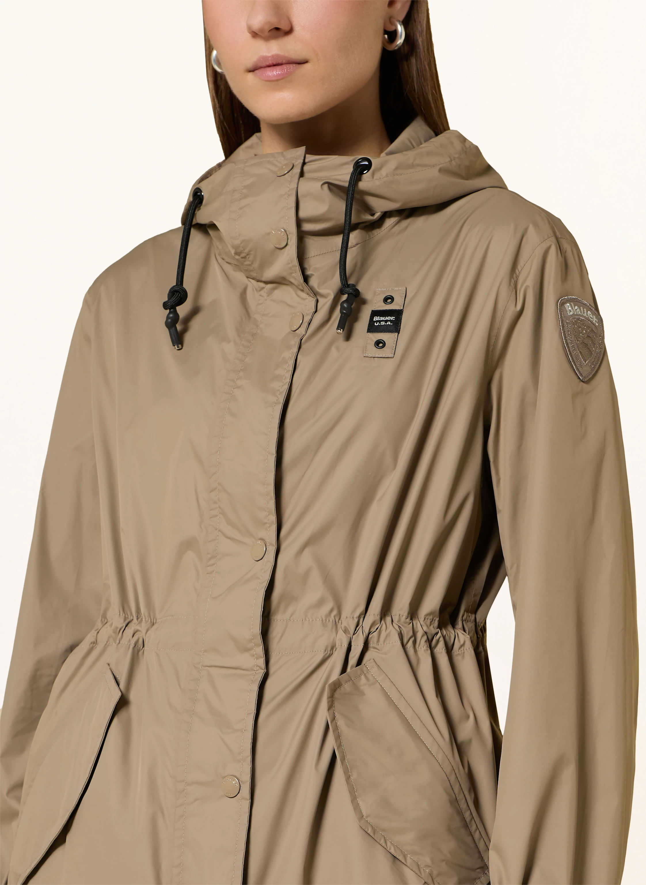 Blauer Regenmantel EMERY