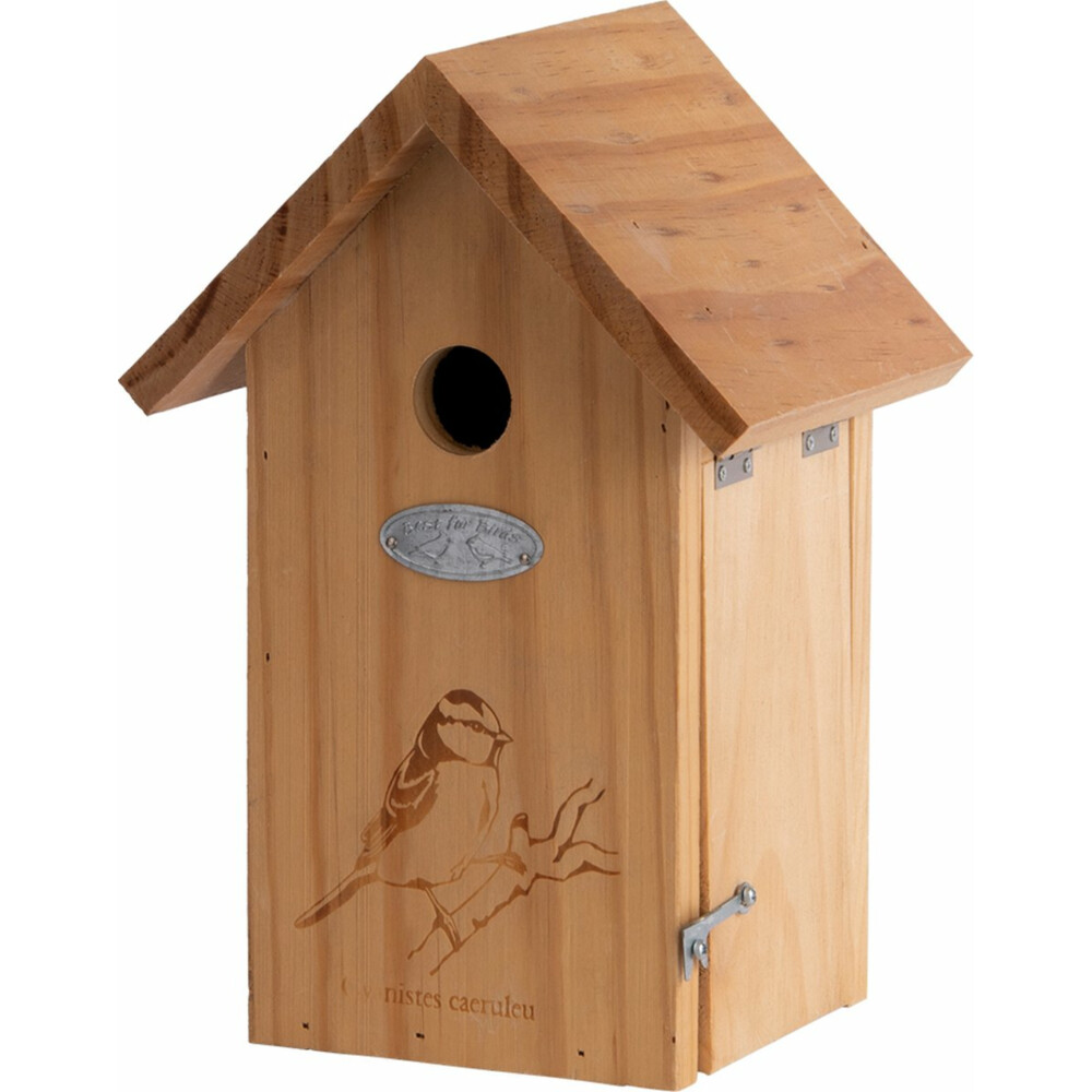 Esschert Design Nestkast Pimpelmees Silhouet Naturel
