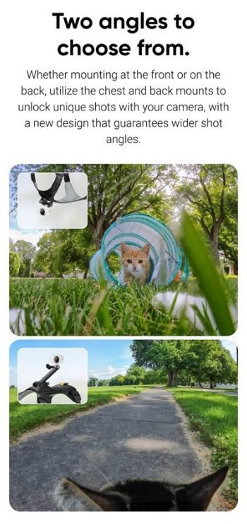 Insta360 - GO 3/GO 3S Pet Harness Mount Size M