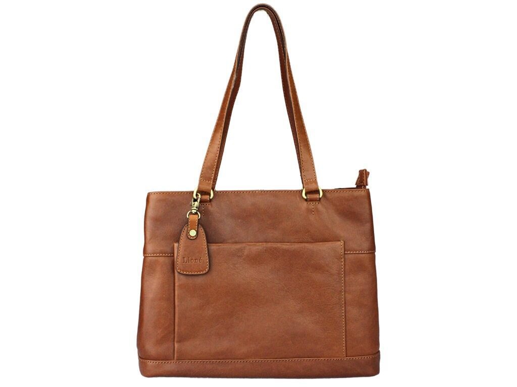 Lioné Maria Shopper/ Schoudertas Cognac