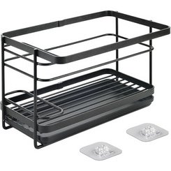 Rangemment pour évier U-Fix Tokyo LAVA, noir mat