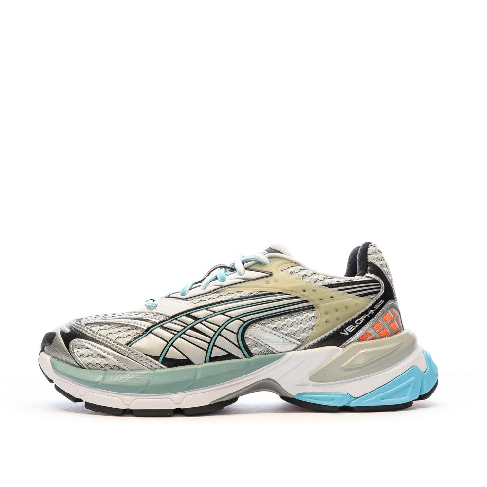 Puma Baskets Bleu/Gris Mixte Puma Velophasis Phased