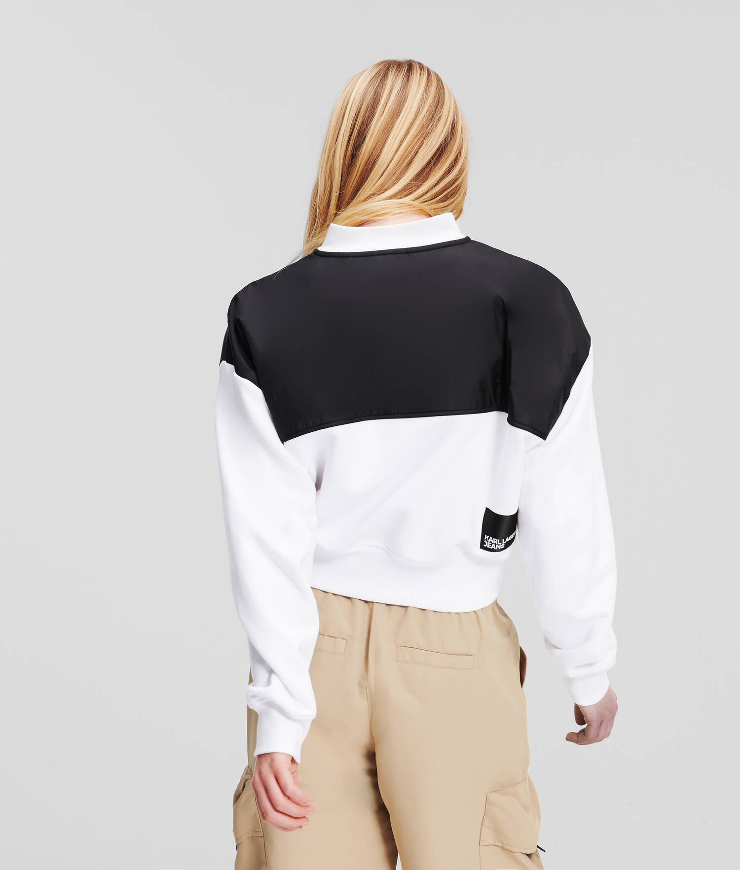SWEAT-SHIRT BOXY À DEMI-ZIP KLJ