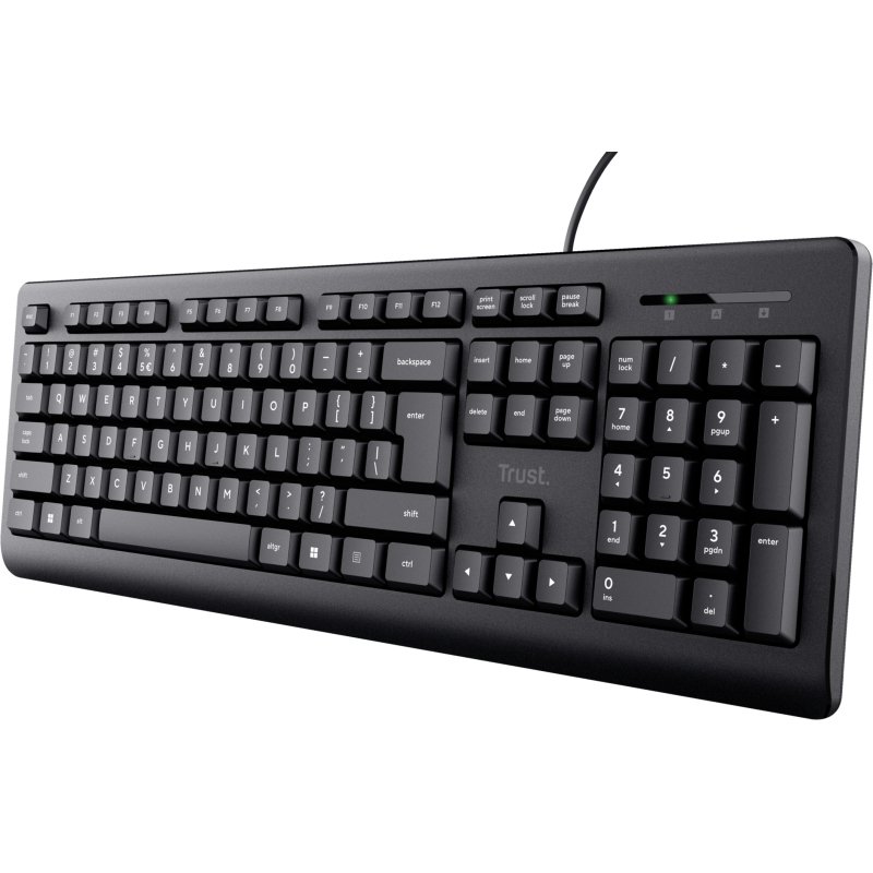 Trust Primo clavier Bureau USB AZERTY Français Noir