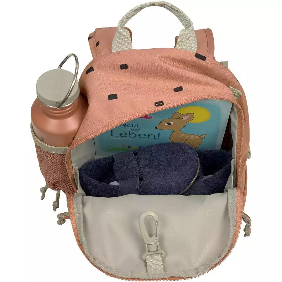LÄSSIG Mini Backpack, Happy Prints, caramel