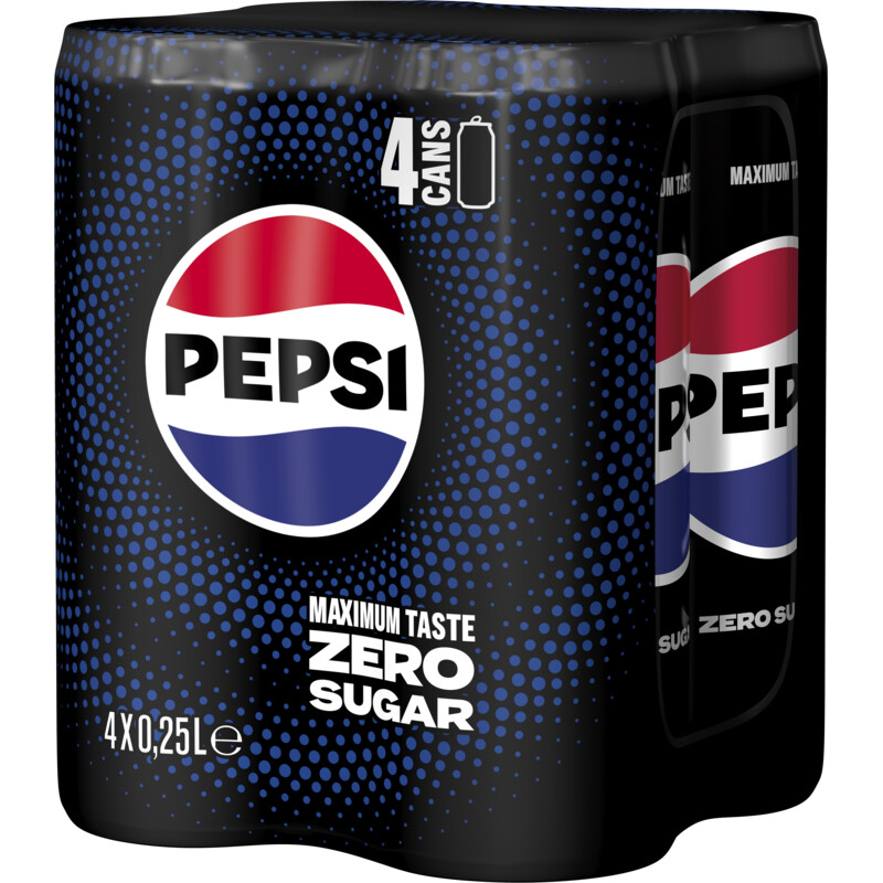 Pepsi Zero sugar 4-pack