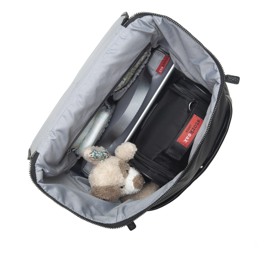 storksak Wickelrucksack Alyssa Black