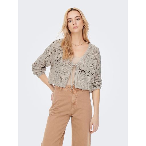 ONLY Beach Life Cardigan, Pumice Stone, XL