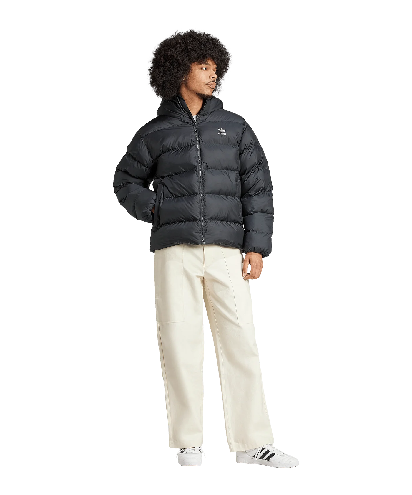 adidas Originals Commercial Puff Daunen Jacke Schwarz