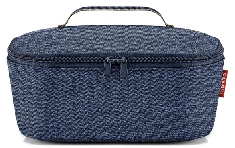 Kühltasche M Pocket Herringbone Dark BlueCoolerbag mit Tragegriff