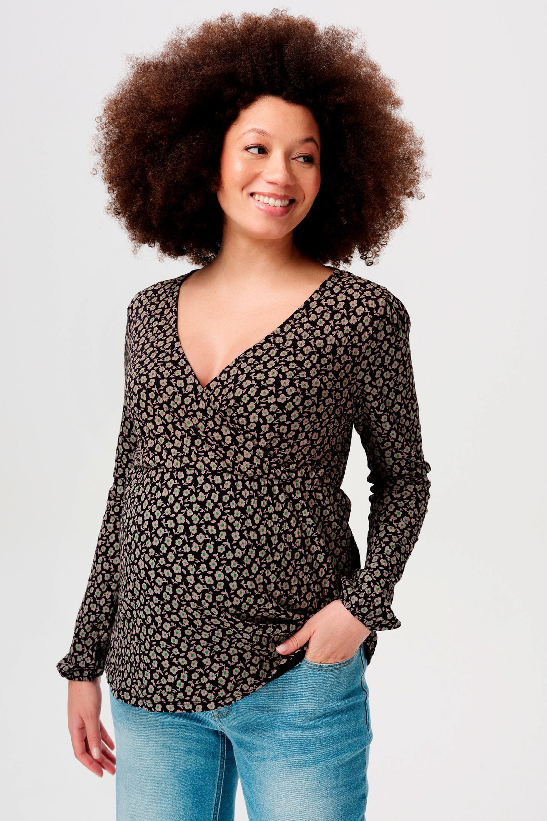 Noppies Bluse Janice Black flower