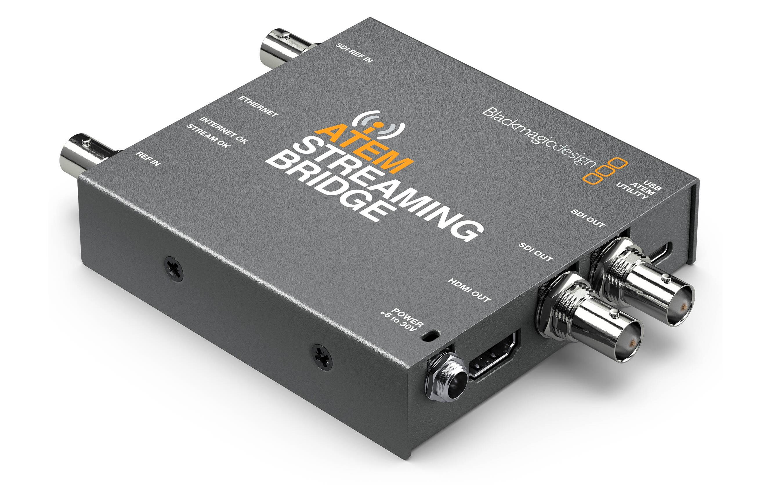 Konverter ATEM Streaming Bridge<br>Videokonverter konvertiert Daten aus entfernten Standorten