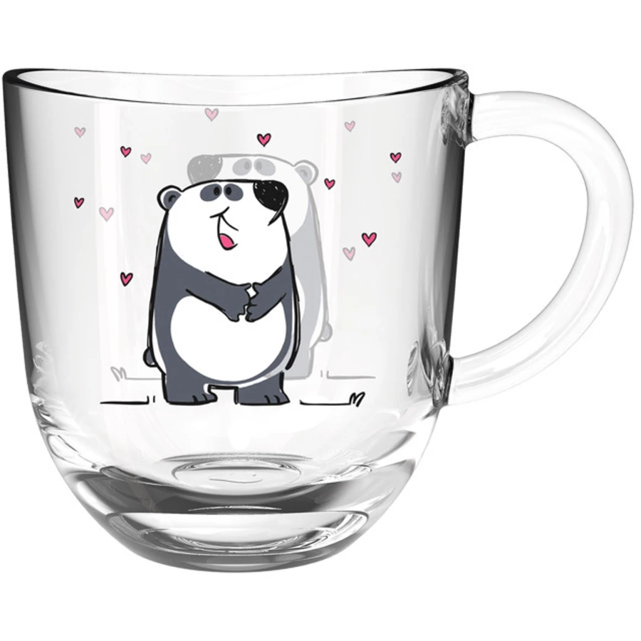 Leonardo Kindertasse Bambini 280 ml schwarz-weiß