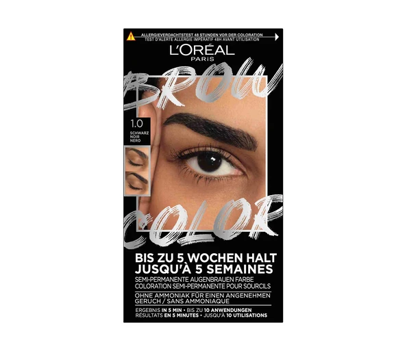 L'ORÉAL PARIS Brow Color Augenbrauenfarbe1.0 Schwarz