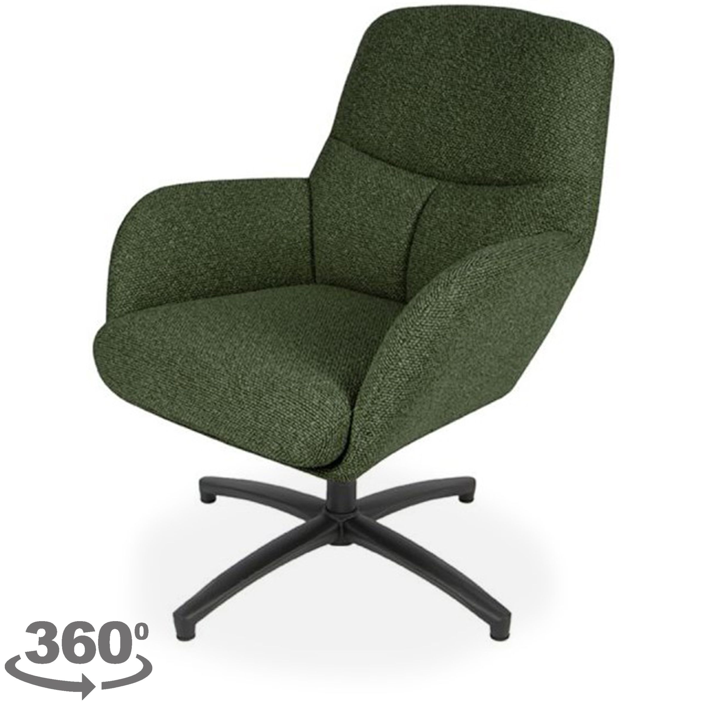 Draaifauteuil Forest CH-73.044 Chill Zone B68 x D73 x H90 cm