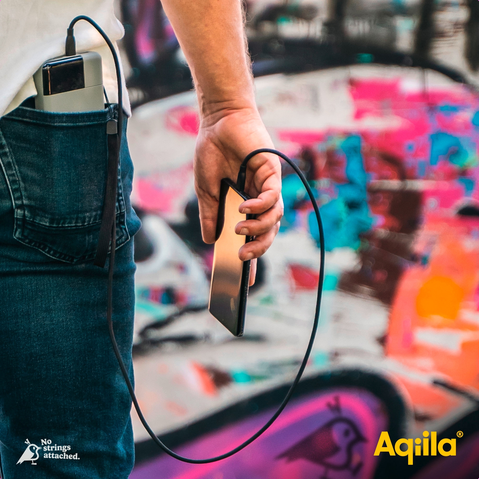 Aqiila Cablebird CB13 Ladekabel / Sync-Kabel USB-C zu USB-C / 240 W / 3 Meter