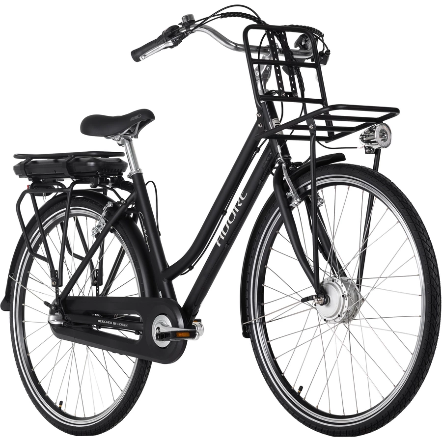 Adore E-Citybike 28'' Adore Cantaloupe Schwarz