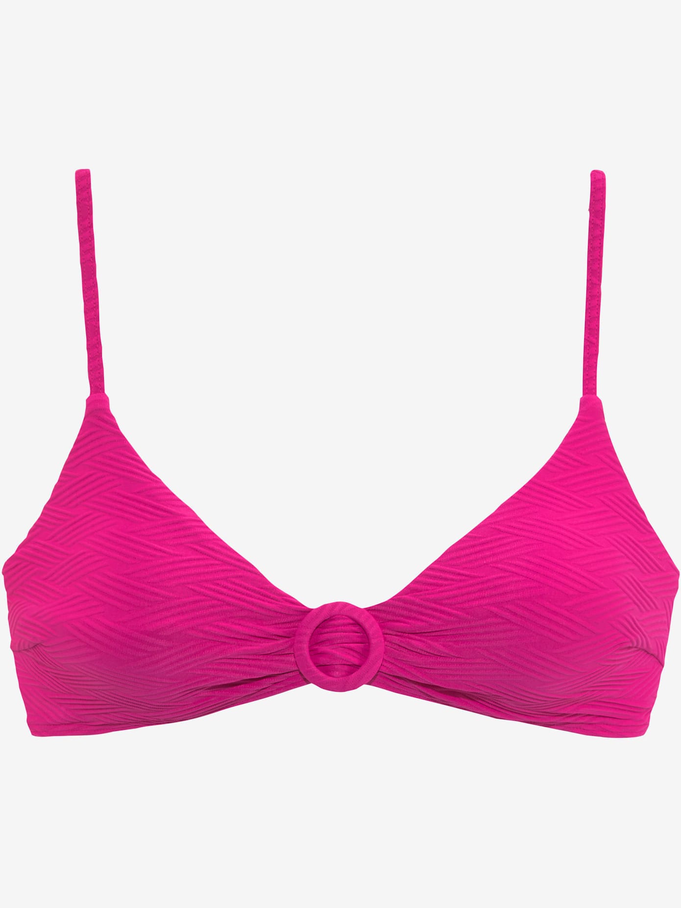 Haut de bikini triangle anneau décoratif tendance