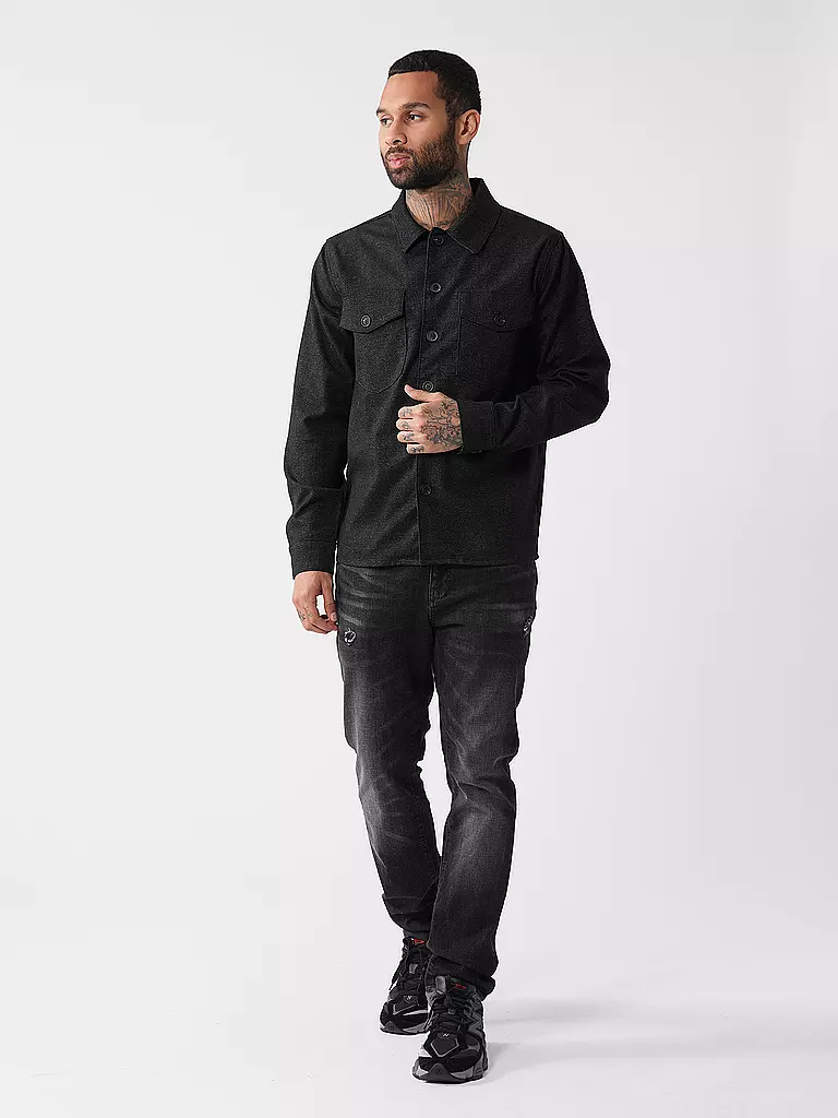 GABBA Overshirt CLIPPER SHAFI  schwarz