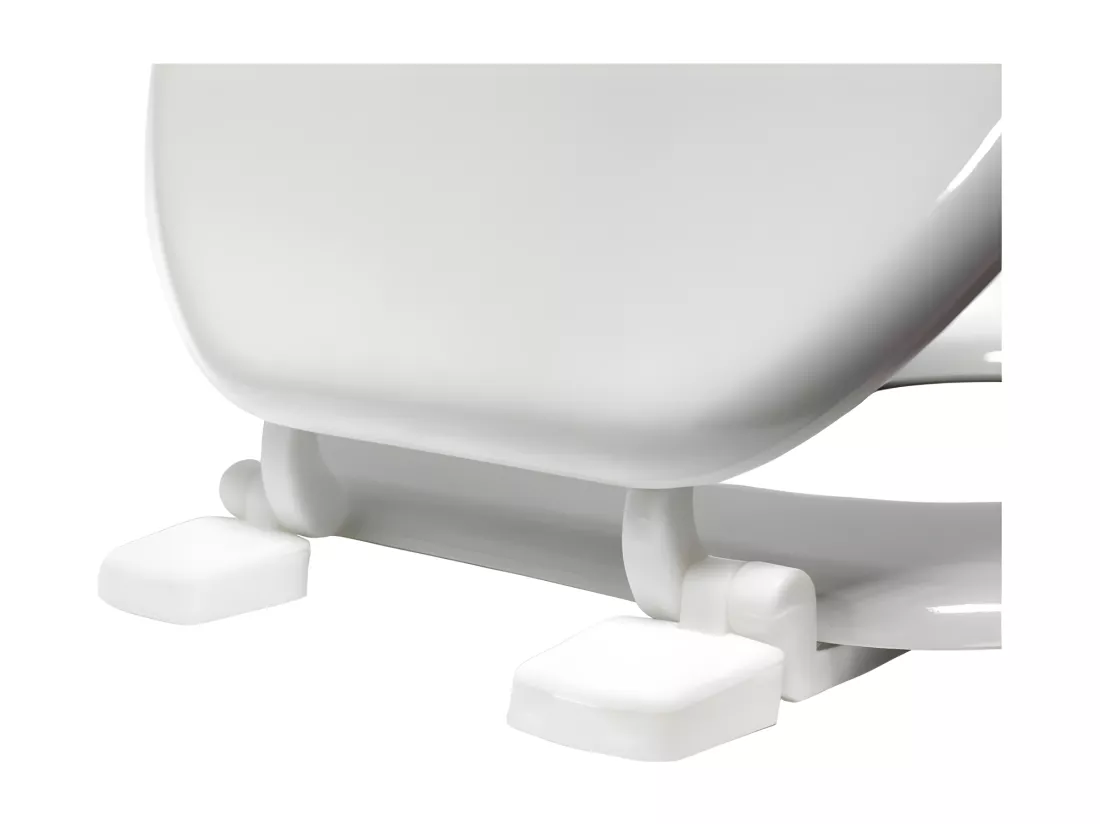 Abattant WC 37 x 47 cm Vitamine Blanc - MDF