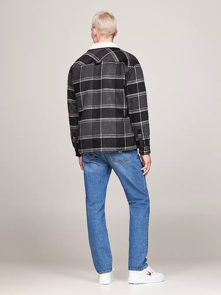 TOMMY JEANS Overshirt  schwarz