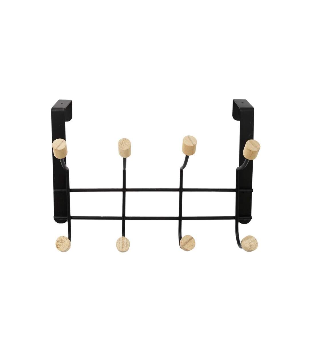 Paris Prix - Patère à Suspendre porte-manteaux 29cm Noir
