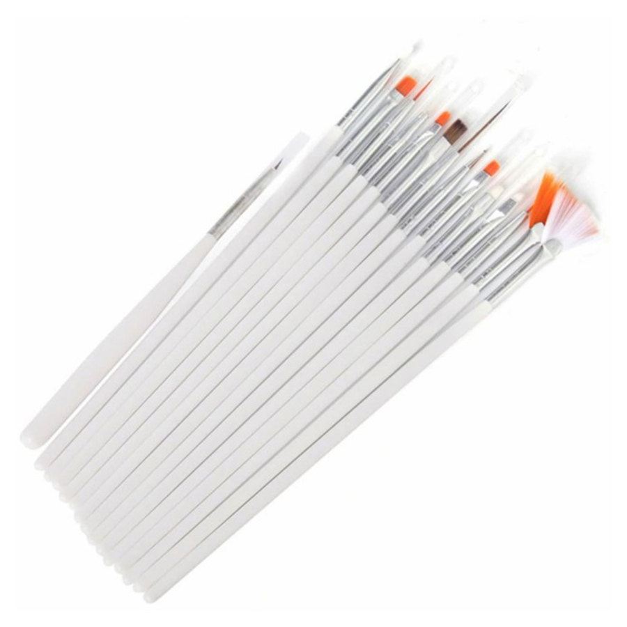 Claresa Brush Set For Gel Nail Styling 15pcs