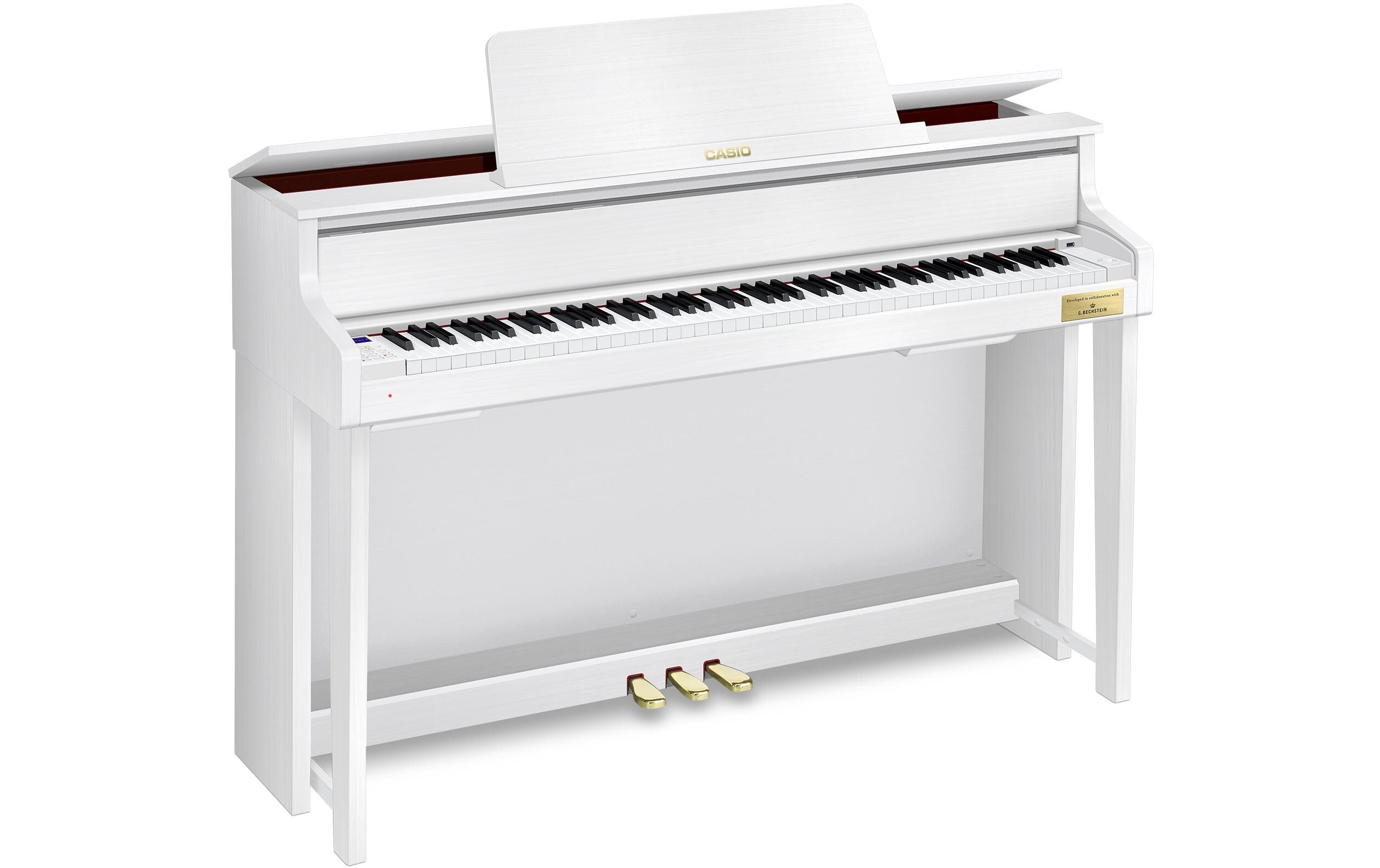 E-Piano CELVIANO Grand Hybrid GP-310WE Weiss<br>E-Piano mit gewichtetem Natural-Grand-Hammer-Action-Keyboard mit 88 Tasten