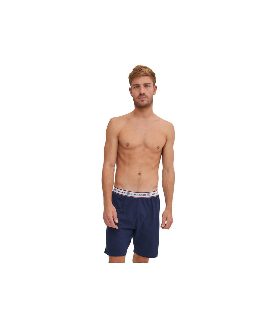 Ensemble Pyjama court Tshirt col rond homme en coton