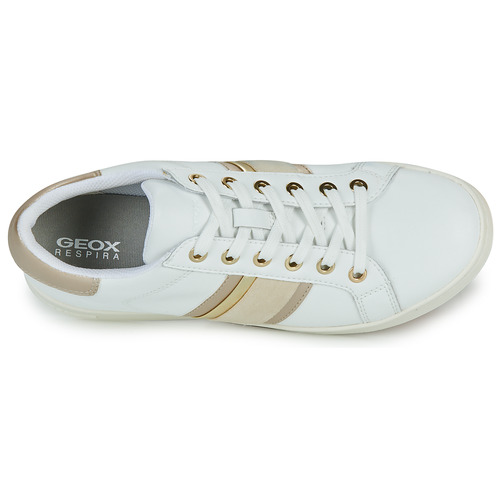 Geox - D JAYSEN - Blanc / Doré