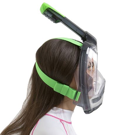 Seac Schnorchelmaske - Unica Junior - Schwarz/Limette