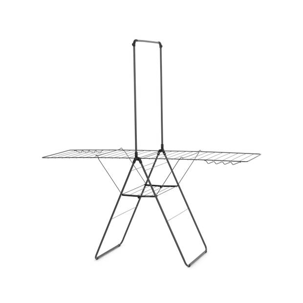 Brabantia HangOn Droogrek 25 meter met stang - Antraciet