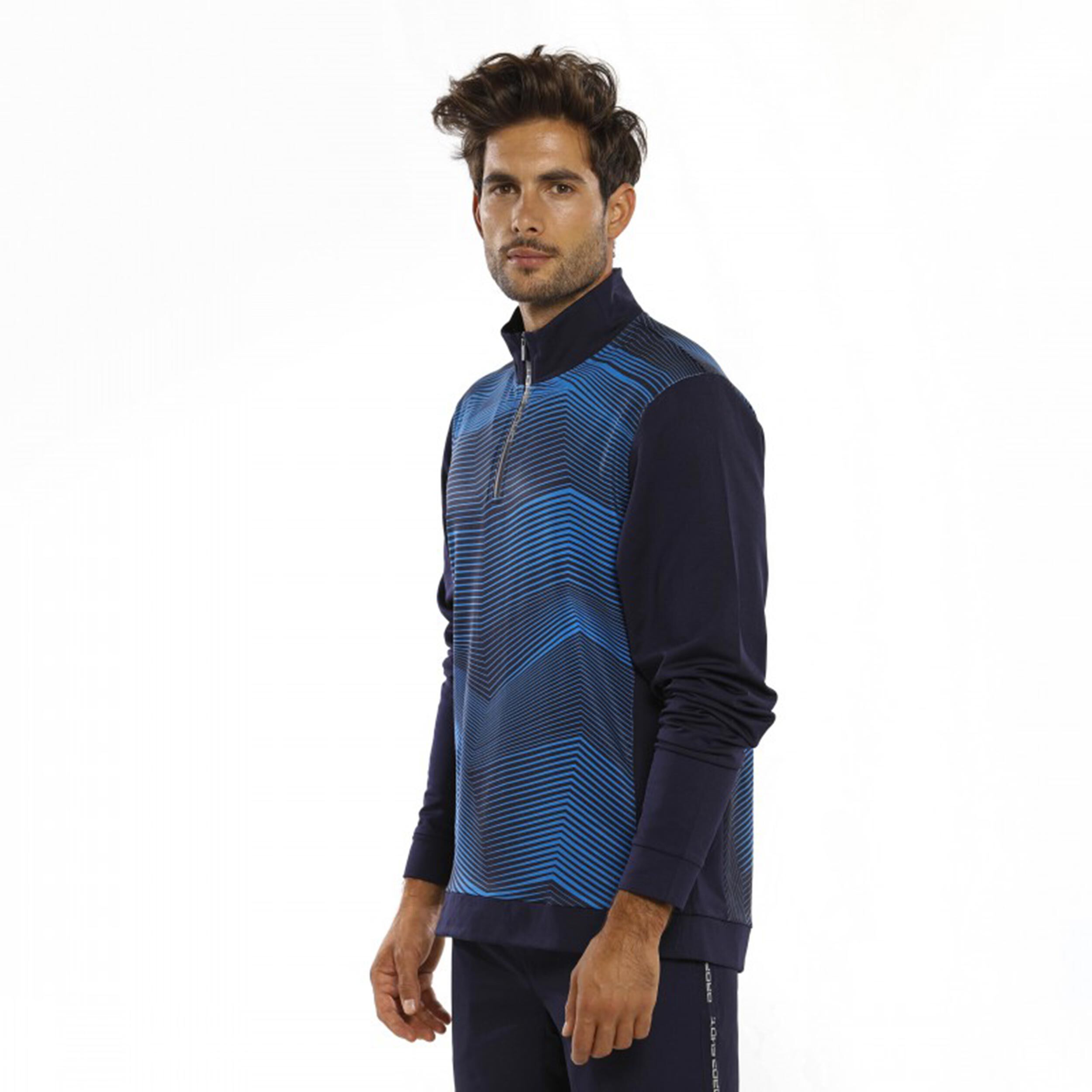 Drop Shot Veste De Survêtement Hommes - Bleu Foncé