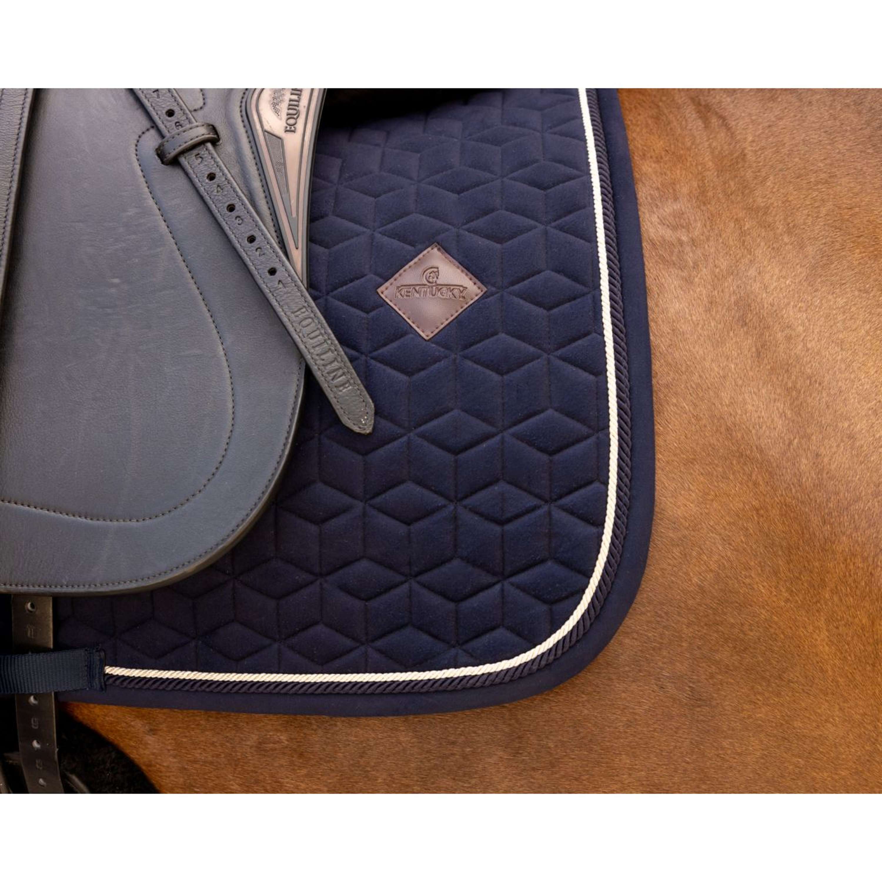 Kentucky Zadeldekje Velvet Dressuur Dark Navy