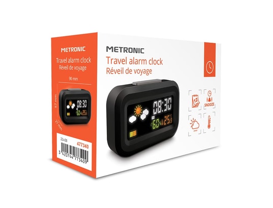 METRONIC - Réveil de voyage multifonctions
