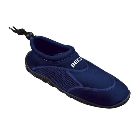 Beco Badeschuhe / Surfschuhe für Damen und Herren mit Gummisohle navy, Gr. 39
