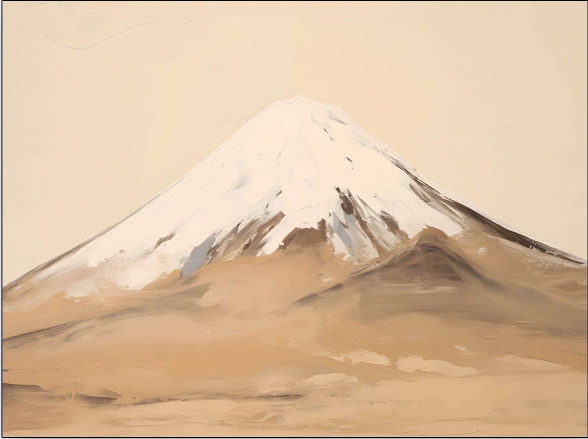 Wandkleed Fuji Mountain