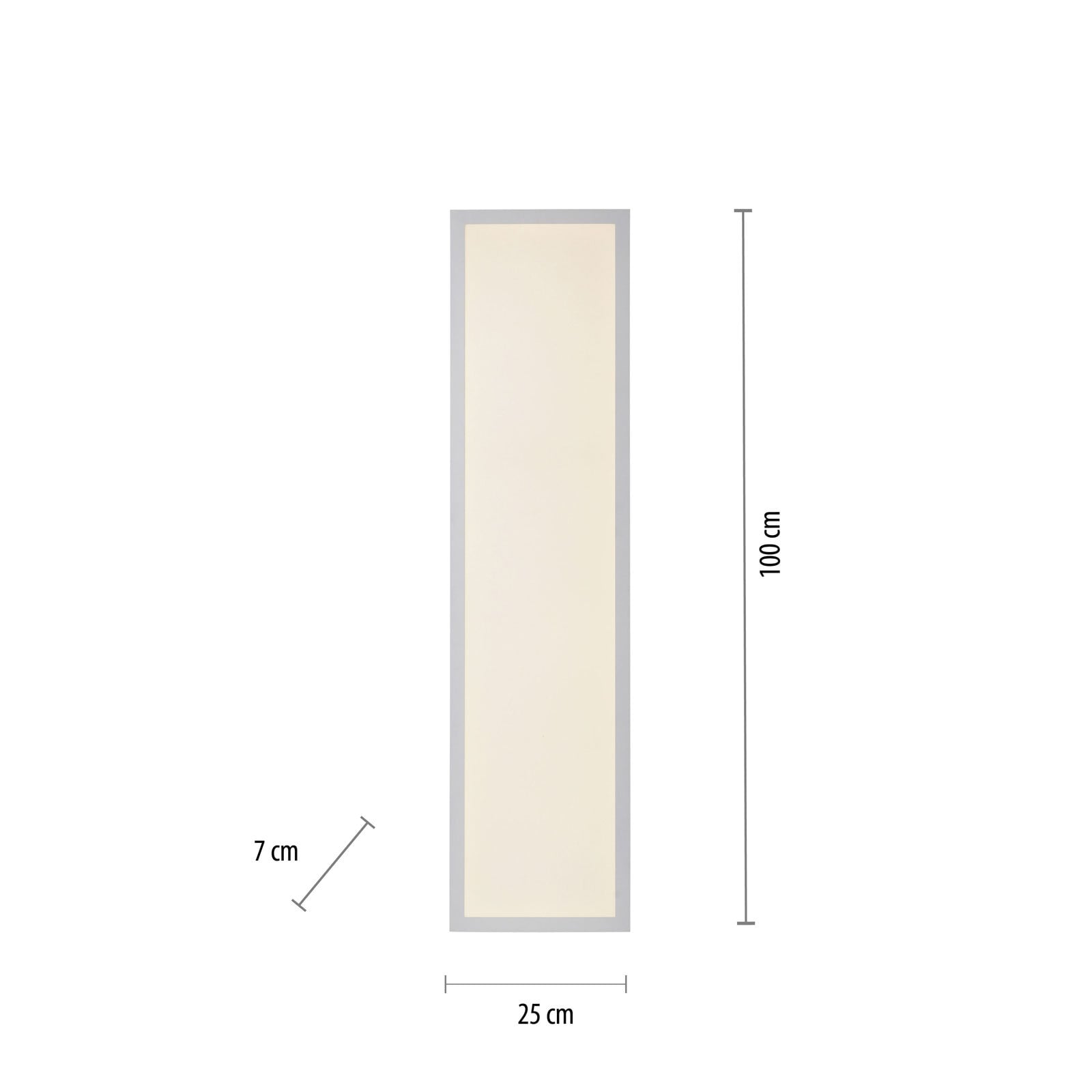 LED-Deckenleuchte Flat 100x25 weiß