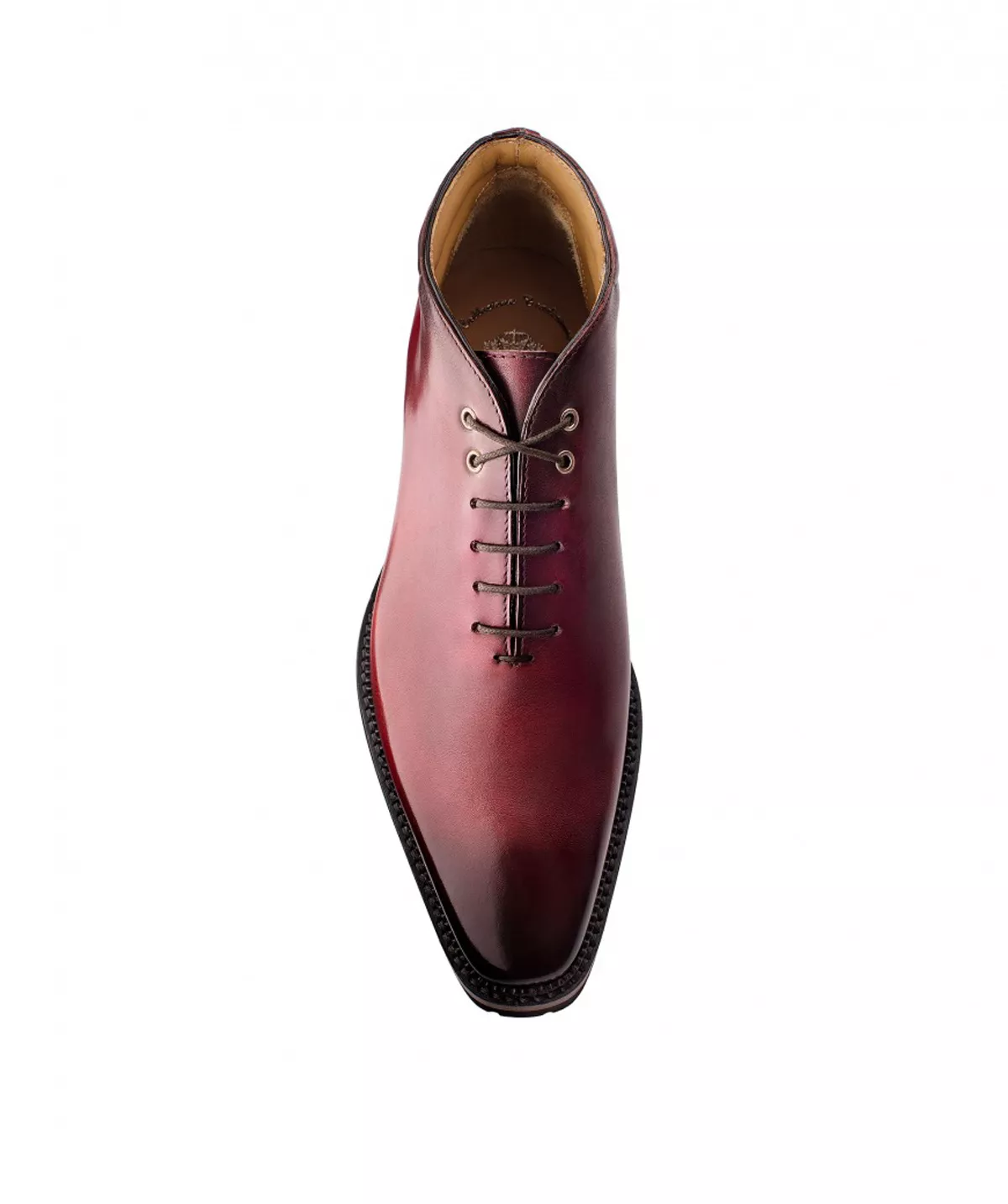Bottines EMILIO Bordeaux Patiné