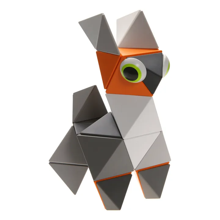 Trido Jeu de construction magnétique Greyscale - Set de 36 pièces